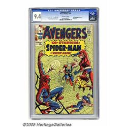 The Avengers #11 (Marvel, 1964) CGC NM 9.4 Off-white pa