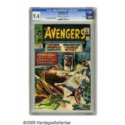 The Avengers #18 Boston pedigree (Marvel, 1965) CGC NM