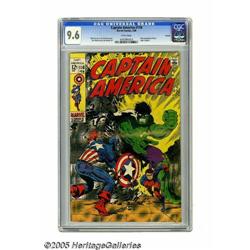 Captain America #110 (Marvel, 1969) CGC NM+ 9.6 White p