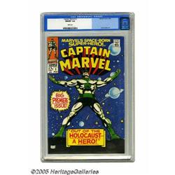 Captain Marvel #1 (Marvel, 1968) CGC NM/MT 9.8 White pa