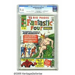 Fantastic Four Annual #1 (Marvel, 1963) CGC NM+ 9.6 Off