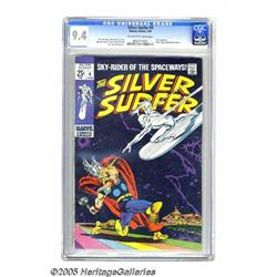 The Silver Surfer #4 (Marvel, 1969) CGC NM 9.4 Off-whit