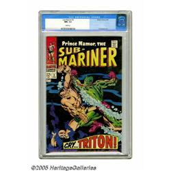 The Sub-Mariner #2 (Marvel, 1968) CGC NM+ 9.6 White pag
