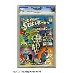 Superman Annual #7 (DC, 1963) CGC NM+ 9.6 White pages.