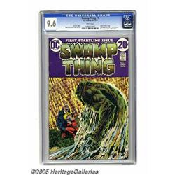 Swamp Thing #1 (DC, 1972) CGC NM+ 9.6 White pages. You