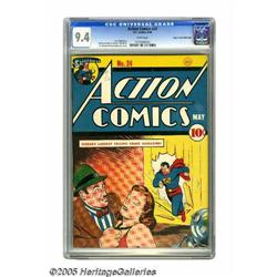 Action Comics #24 Mile High pedigree (DC, 1940) CGC NM