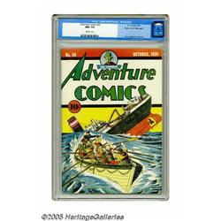 Adventure Comics #43 Mile High pedigree (DC, 1939) CGC	