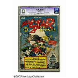 All Star Comics #4 (DC, 1941) CGC Apparent GD+ 2.5 Mode