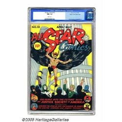 All Star Comics #10 Mile High pedigree (DC, 1942) CGC N