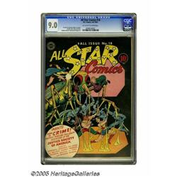 All Star Comics #18 (DC, 1943) CGC VF/NM 9.0 Off-white