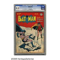 Batman #39 (DC, 1947) CGC VF+ 8.5 Off-white pages. What	