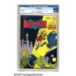 Batman #41 (DC, 1947) CGC NM- 9.2 Off-white to white pa	
