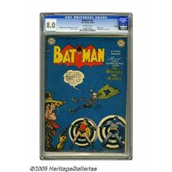 Batman #51 Twilight pedigree (DC, 1949) CGC VF 8.0 Off-	