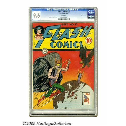Flash Comics #33 San Francisco pedigree (DC, 1942) CGC