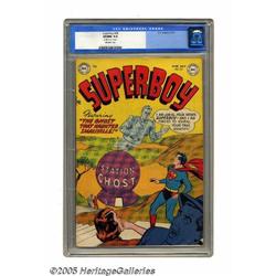 Superboy #20 (DC, 1952) CGC VF/NM 9.0 Off-white pages.