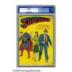 Superman #30 Crowley pedigree (DC, 1944) CGC NM 9.4 Cre	