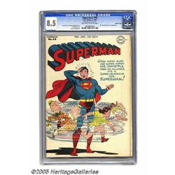 Superman #40 Double Cover (DC, 1946) CGC VF+ 8.5 Off-wh	