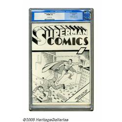 Superman Comics #nn Ashcan (DC, 1939) CGC VF/NM 9.0 Off	