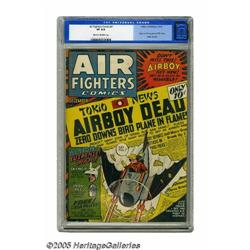 Air Fighters Comics #3 (Hillman Fall, 1942) CGC VF 8.0