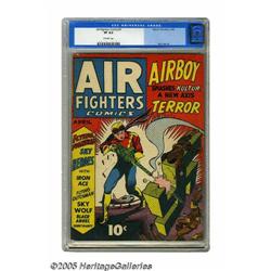 Air Fighters Comics #7 (Hillman Fall, 1943) CGC VF 8.0