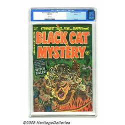 Black Cat Mystery #39 Spokane pedigree (Harvey, 1952) C