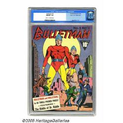 Bulletman #5 Mile High pedigree (Fawcett, 1942) CGC NM/