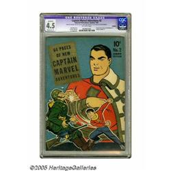 Captain Marvel Adventures #2 (Fawcett, 1941) CGC Appare