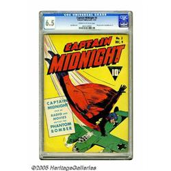 Captain Midnight #3 (Fawcett, 1942) CGC FN+ 6.5 Cream t