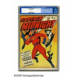 Captain Midnight #5 (Fawcett, 1943) CGC VF+ 8.5 Off-whi