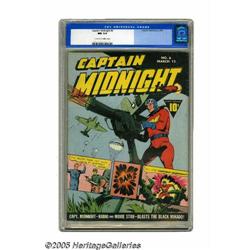 Captain Midnight #6 (Fawcett, 1943) CGC NM 9.4 Off-whit