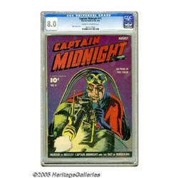 Captain Midnight #11 (Fawcett, 1943) CGC VF 8.0 Cream t