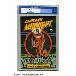 Captain Midnight #52 Mile High pedigree (Fawcett, 1947)