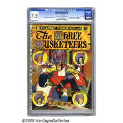 Classic Comics #1 The Three Musketeers - Lost Valley pe