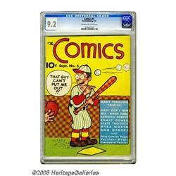 The Comics #5 (Dell, 1937) CGC NM- 9.2 Cream to off-whi