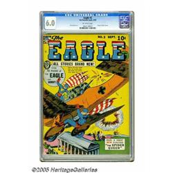 The Eagle #2 (Fox, 1941) CGC FN 6.0 Off-white pages. Or