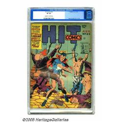 Hit Comics #23 (Quality, 1942) CGC VF 8.0 Cream to off-
