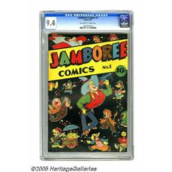 Jamboree Comics #1 (Round, 1946) CGC NM 9.4 Off-white t