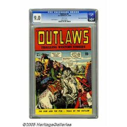 Outlaws #8 Mile High pedigree (D.S. Publishing, 1949) C