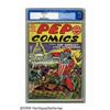 Image 1 : Pep Comics #4 (MLJ, 1940) CGC VF- 7.5 White pages. Beli