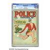Image 1 : Police Comics #47 (Quality, 1945) CGC VF- 7.5 Off-white	
