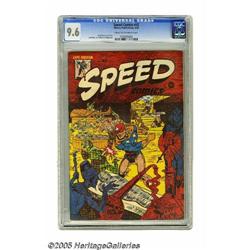 Speed Comics #42 (Harvey, 1946) CGC NM+ 9.6 Cream to of	