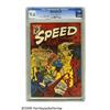 Image 1 : Speed Comics #42 (Harvey, 1946) CGC NM+ 9.6 Cream to of	