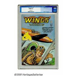 Wings Comics #81 (Fiction House, 1947) CGC VF/NM 9.0 Of	