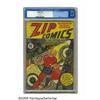 Image 1 : Zip Comics #2 (MLJ, 1940) CGC VG/FN 5.0 Off-white pages