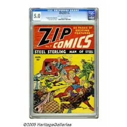 Zip Comics #7 (MLJ, 1940) CGC VG/FN 5.0 Light tan to of