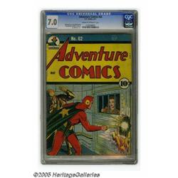 Adventure Comics #62 (DC, 1941) CGC FN/VF 7.0 Cream to