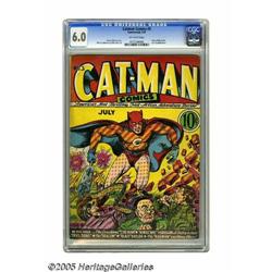 Catman Comics #3 (Holyoke Publications, 1941) CGC FN 6.