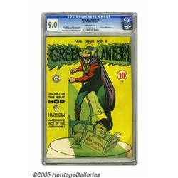 Green Lantern #8 (DC, 1943) CGC VF/NM 9.0 Off-white pag