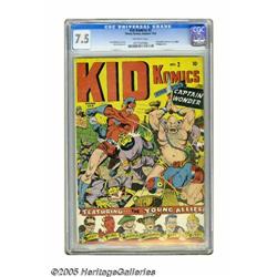Kid Komics #2 (Timely, 1943) CGC VF- 7.5 Off-white page