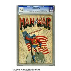 Man of War #1 (Centaur, 1941) CGC FN/VF 7.0 Cream to of